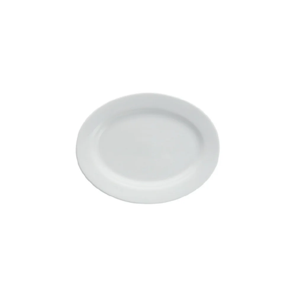 Fortessa TC7600.DV.22 9.5 Inch Serena Oval Platter Vitrified China Dishwasher Safe