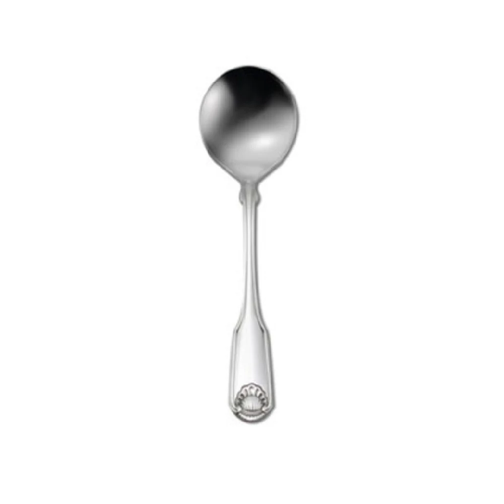 1880 Hospitality 2496SBLF 5-7/8 Inch Bouillon Spoon Fiddle Back Pattern 18/10 Stainless Steel 1880 Hospitality 2496SBLF 5-7/8 Inch Bouillon Spoon Fiddle Back Pattern 18/10 Stainless Steel