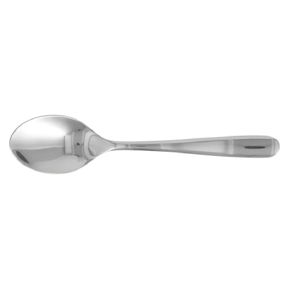 Steelite WLVAC07 7-1/8 Inch Dessert Spoon with Polished Finish Stainless Steel Steelite WLVAC07 7-1/8 Inch Dessert Spoon with Polished Finish Stainless Steel