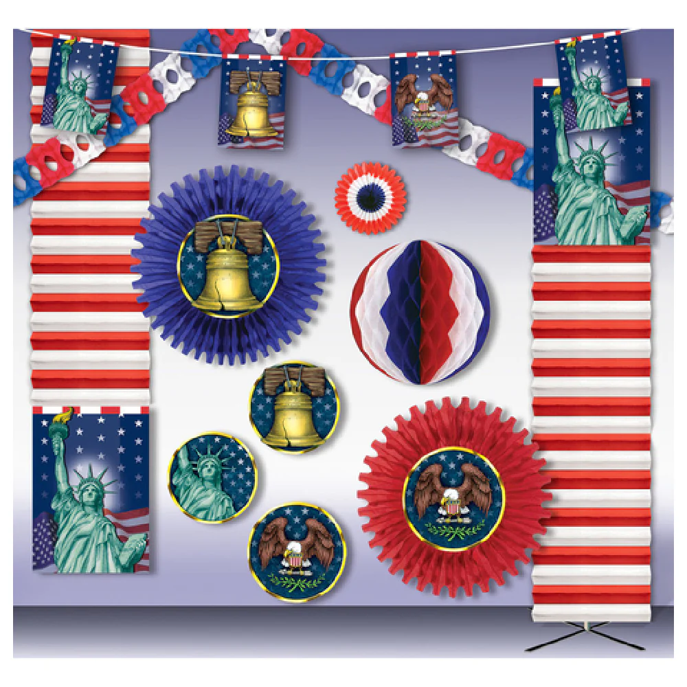 Hubert 11485 Decoration Kit Spirit Of America 3000 Sq. Ft.