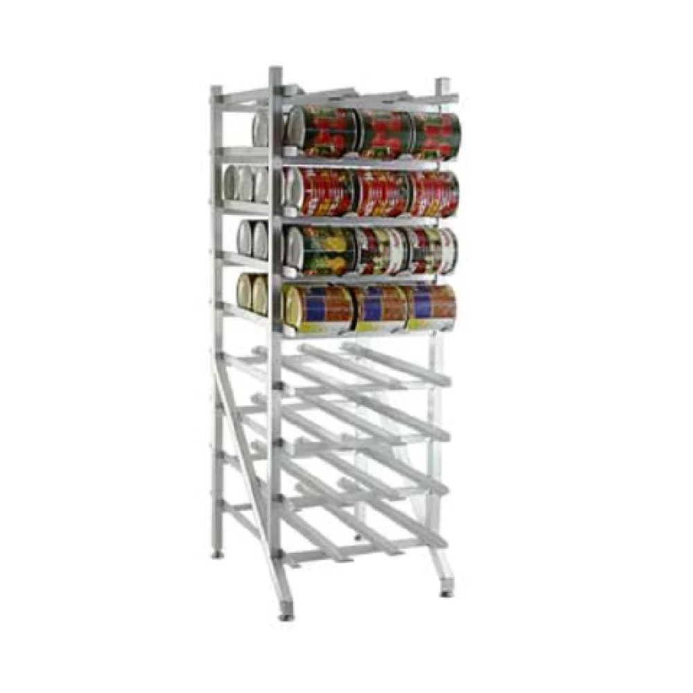 New Age Industrial 1250 25 Inch Can Storage Rack Aluminum with Adjustable Feet New Age Industrial 1250 25 Inch Can Storage Rack Aluminum with Adjustable Feet