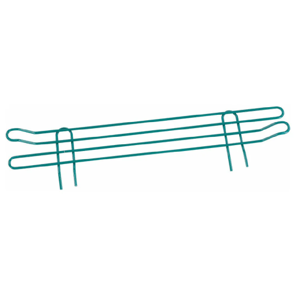 Klinger's Trading SLEDGE72-GREEN Shelf Ledge For Wire Shelf 72