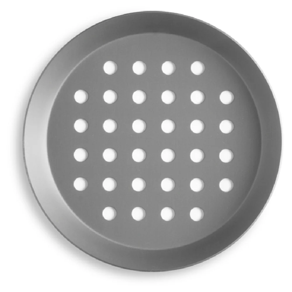 Vollrath PC07PHC 7 Inch Pizza Pan Perforated Aluminum Hard Coat Anodized