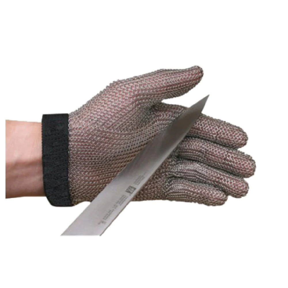 San Jamar MGA515XL XL Ambidextrous Cut Protection Glove Stainless Steel Mesh