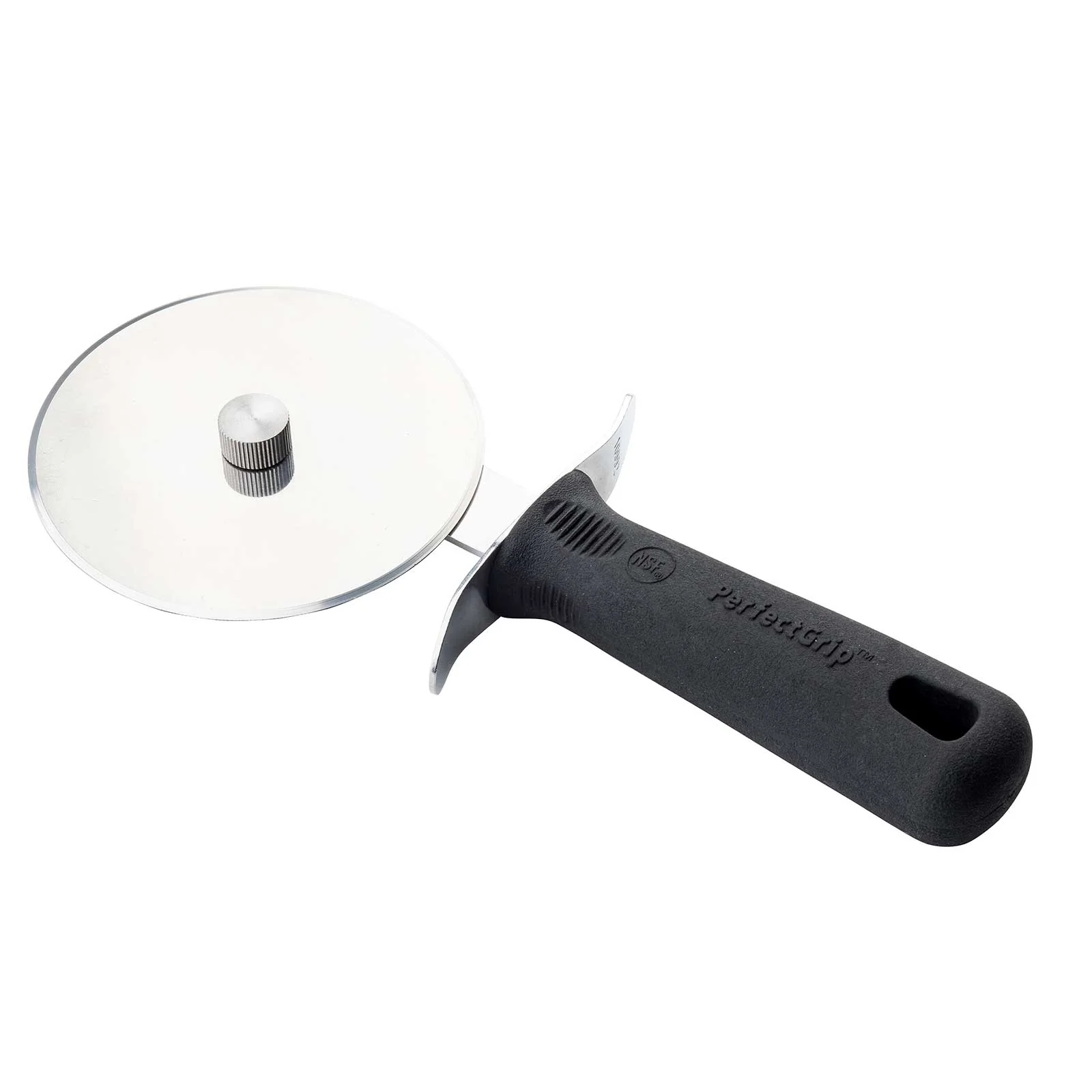 Tablecraft 10992 4 Inch Diameter Pizza Cutter Stainless Steel with Handle