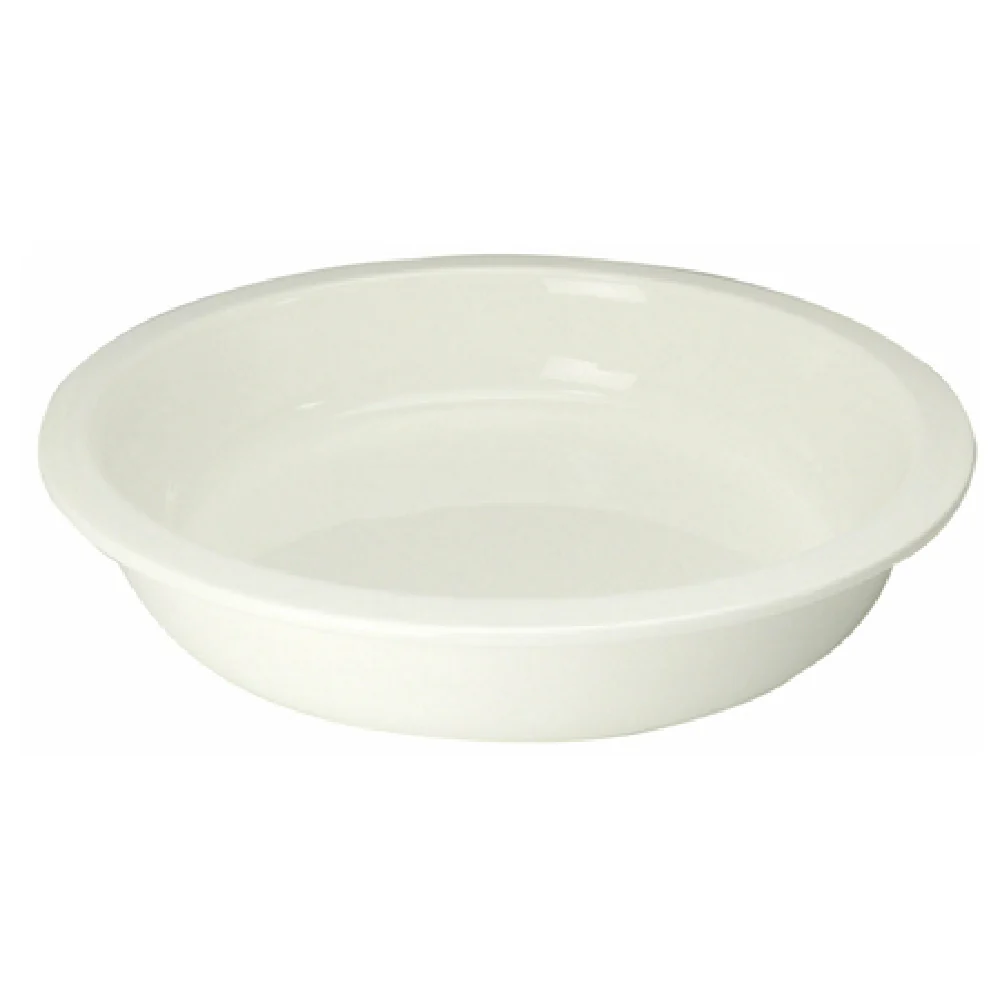 Steelite WLWI4P 12 Inch Round Chafer Food Pan Porcelain with Ideal Fit Steelite WLWI4P 12 Inch Round Chafer Food Pan Porcelain with Ideal Fit