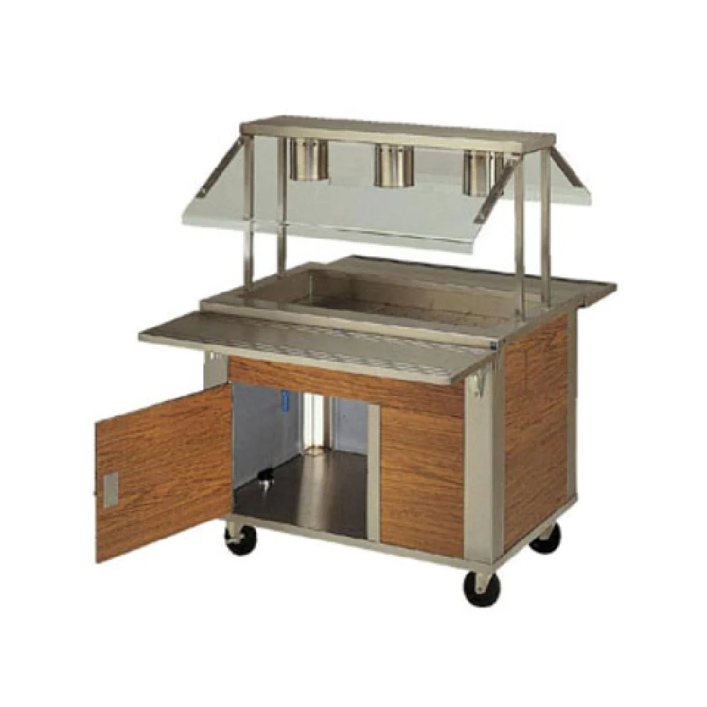 Dinex DXP3CM 46 Inch Cold Food Unit Mechanically Cooled Stainless Steel with Sliding Doors