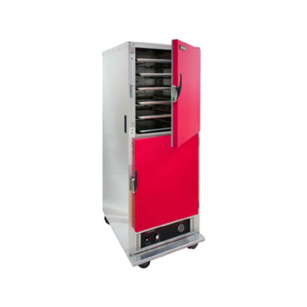 Cres Cor H135SUA11R 25 Inch Mobile Heated Cabinet Insulated Stainless Steel with Dutch Doors