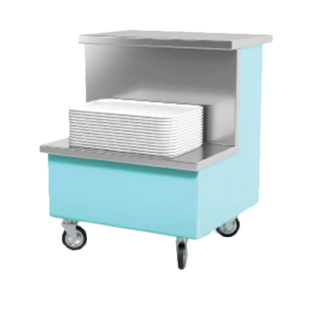 Low Temp Industries SPC-RTE/RTS-28 28-3/8 Inch SpecLine Tray Stand Step Down Stainless Steel Top Low Temp Industries SPC-RTE/RTS-28 28-3/8 Inch SpecLine Tray Stand Step Down Stainless Steel Top