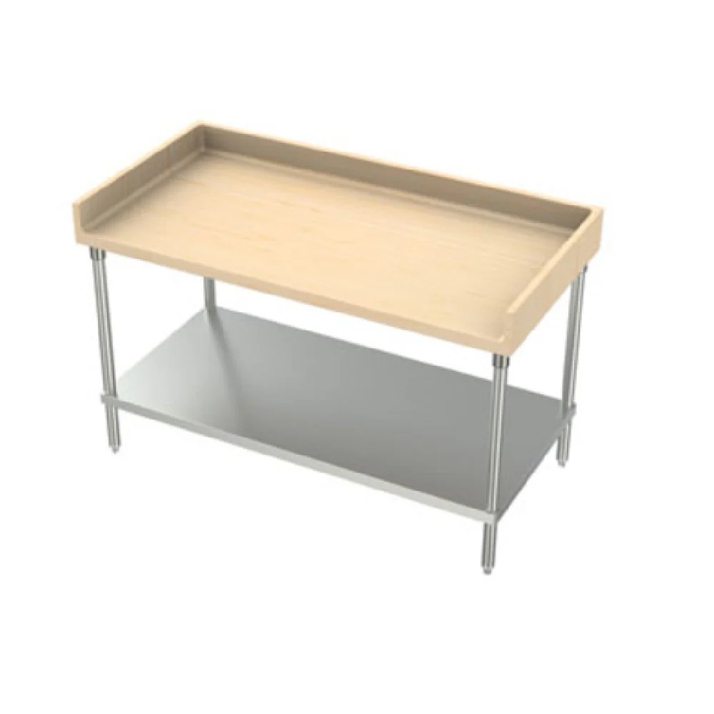 AERO Manufacturing MTSB-3648 48 Inch Baker's Top Work Table Laminated Maple Hardwood AERO Manufacturing MTSB-3648 48 Inch Baker's Top Work Table Laminated Maple Hardwood