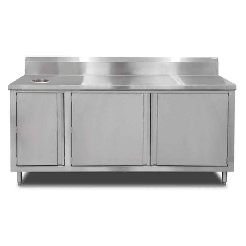 John Boos 4BU4R5-3660-L-X 60 Inch Beverage Unit Cabinet Base with Trash Chute John Boos 4BU4R5-3660-L-X 60 Inch Beverage Unit Cabinet Base with Trash Chute
