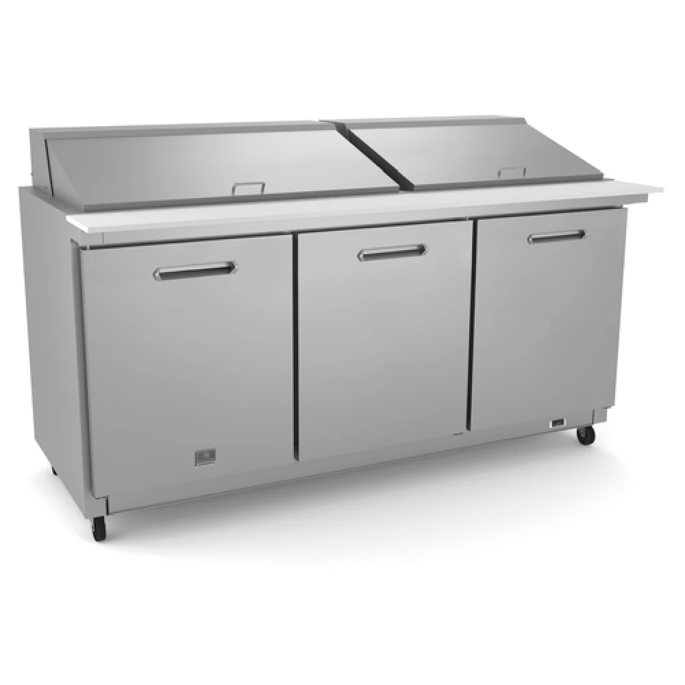 Kelvinator KCHMT70.30 72 Inch Refrigerated Sandwich Salad Prep Table 18 cu ft Kelvinator KCHMT70.30 72 Inch Refrigerated Sandwich Salad Prep Table 18 cu ft