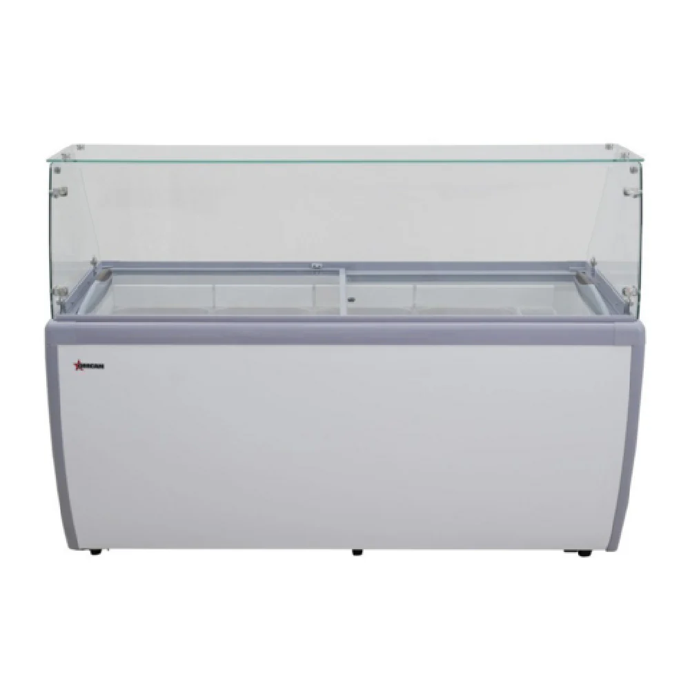 Omcan 47744 71 Inch Gelato Display Showcase 13 Pan Capacity Electric Omcan 47744 71 Inch Gelato Display Showcase 13 Pan Capacity Electric