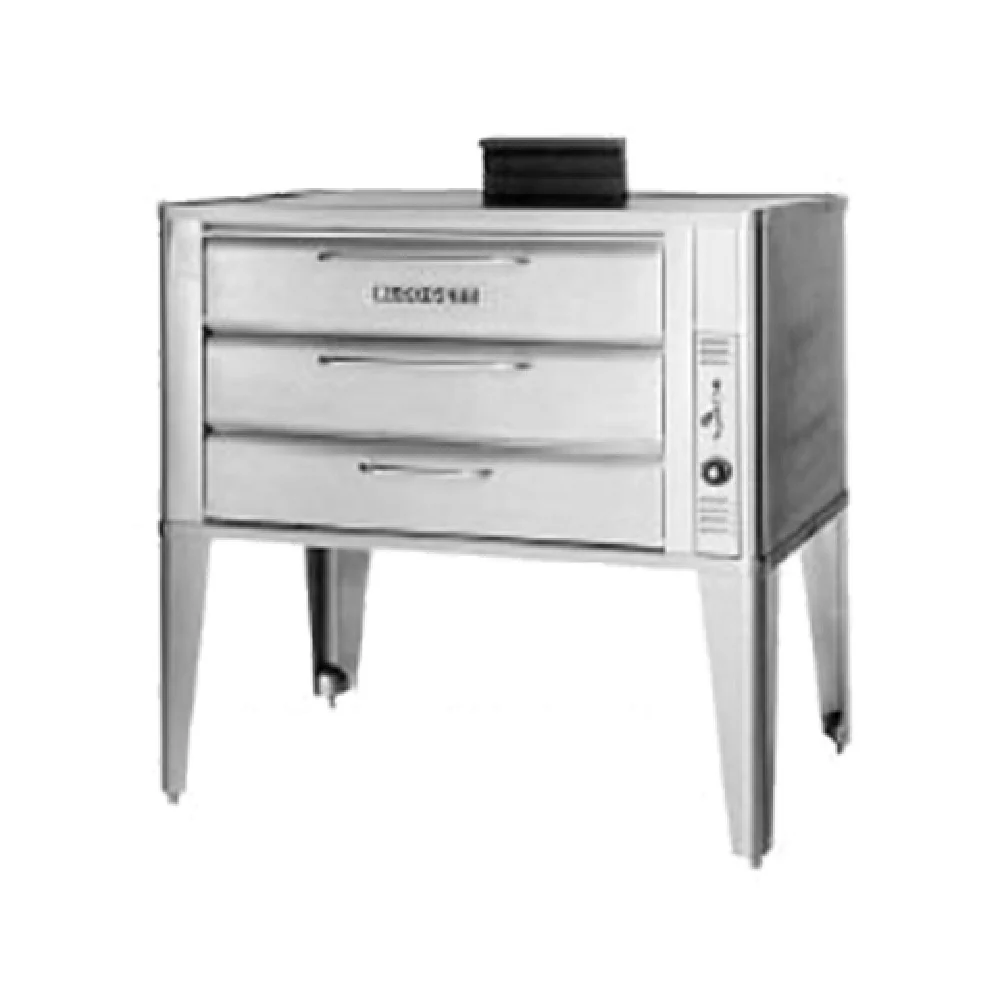 Blodgett 981 BASE_LP 42 Inch Gas Deck-Type Oven Heavy Chrome Handle 50000 BTU