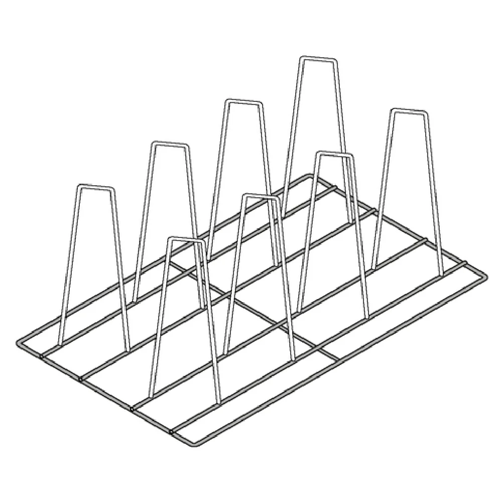 Rational 6035.1009 12-3/4 Inch Duck Superspike Stainless Steel Oven Rack Shelf Rational 6035.1009 12-3/4 Inch Duck Superspike Stainless Steel Oven Rack Shelf