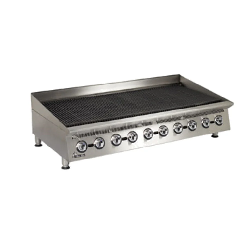 Star 8060CBB_LP 60 Inch Gas Charbroiler with Manual Controls 200000 BTU Star 8060CBB_LP 60 Inch Gas Charbroiler with Manual Controls 200000 BTU