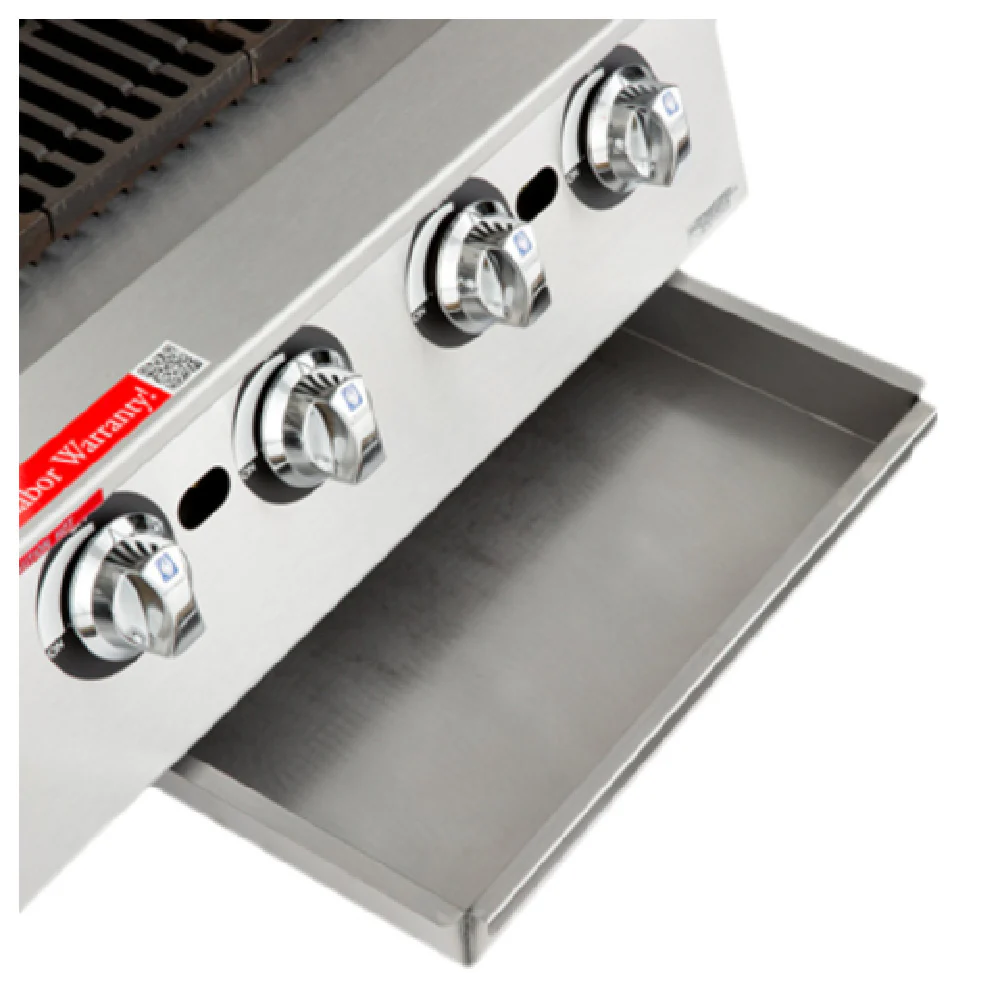 Star 8060CBB_LP 60 Inch Gas Charbroiler with Manual Controls 200000 BTU Star 8060CBB_LP 60 Inch Gas Charbroiler with Manual Controls 200000 BTU