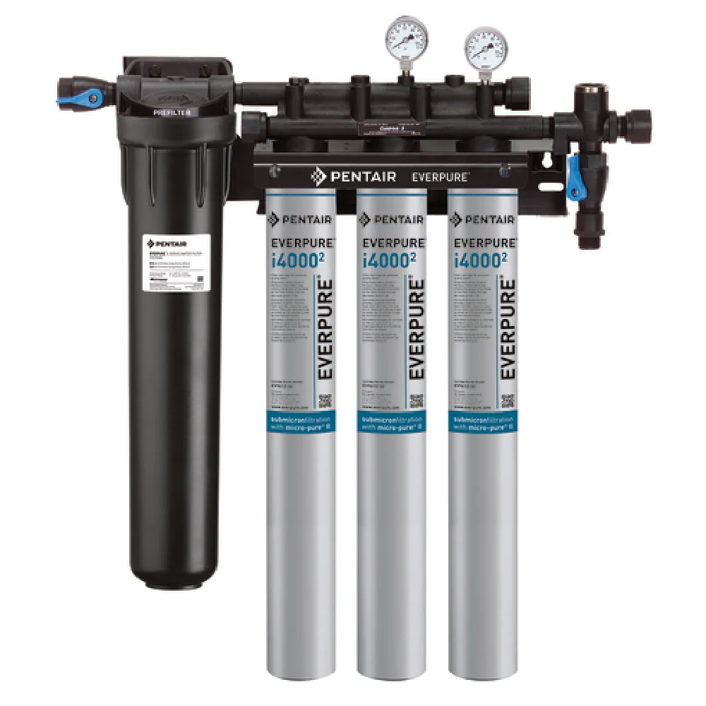 Everpure EV932523 25 Inch Water Filtration System Ice Machines Triple - Reduces chlorine and taste Everpure EV932523 25 Inch Water Filtration System Ice Machines Triple - Reduces chlorine and taste