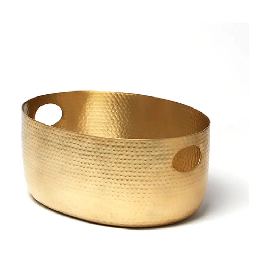 American Metalcraft ATHG14 16-1/4 Qt Oval Beverage Tub Hammered Aluminum Gold American Metalcraft ATHG14 16-1/4 Qt Oval Beverage Tub Hammered Aluminum Gold