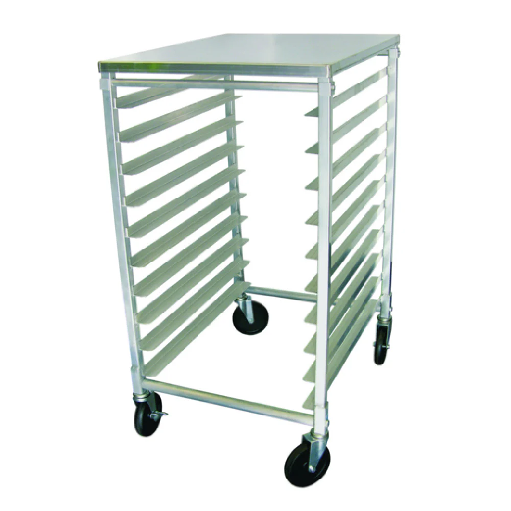 1880 Hospitality APR-10HT 40 Inch Width 10-tier Aluminum Pan Rack with Work Top 1880 Hospitality APR-10HT 40 Inch Width 10-tier Aluminum Pan Rack with Work Top