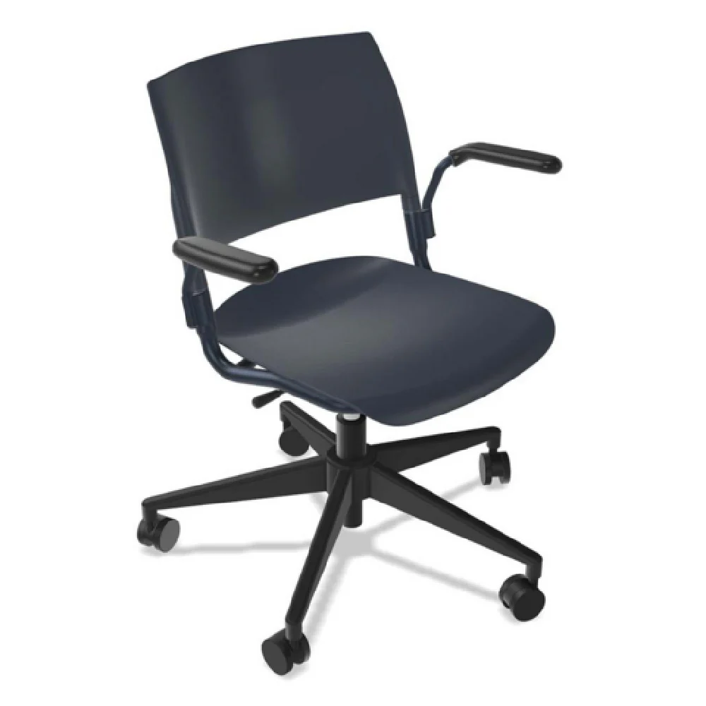 Forbes Industries FGE004###### 20 Inch Plastic Swivel Base Chair Non-Upholstered with Arms Forbes Industries FGE004###### 20 Inch Plastic Swivel Base Chair Non-Upholstered with Arms