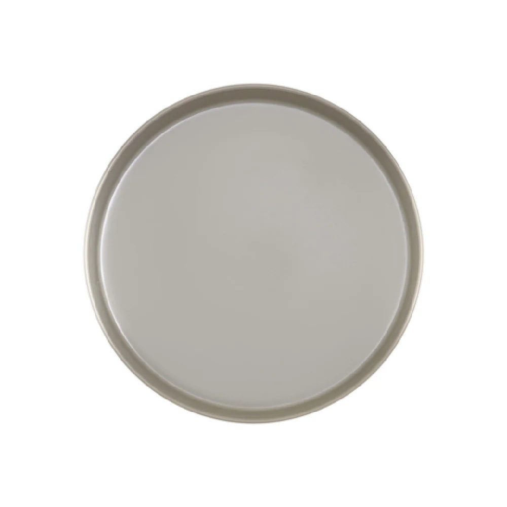 Cal Mil 22017-10-102 10 Inch Ash Melamine Plate Dishwasher Safe Gray Pack of 6
