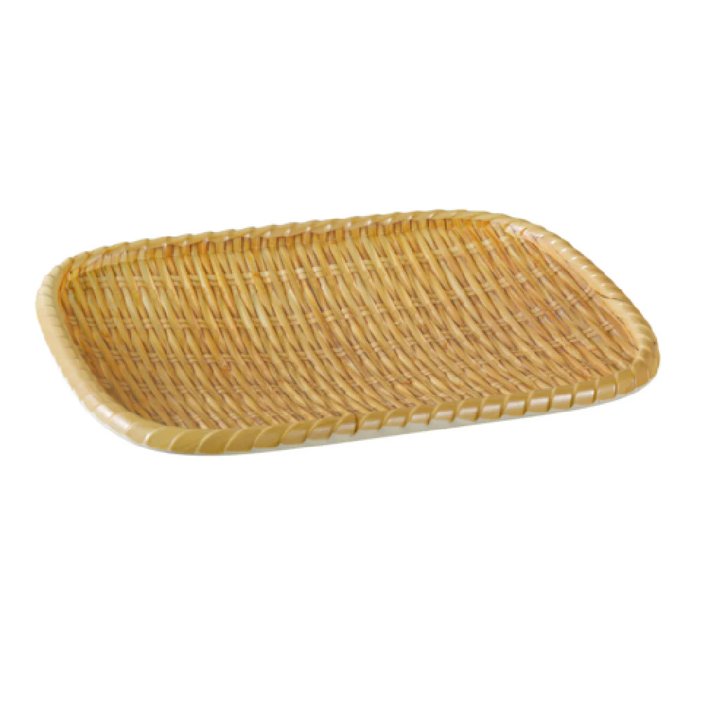 Yanco WD-408 8-1/2 Inch Melamine Serving Tray Dishwasher Safe Bamboo Look Yanco WD-408 8-1/2 Inch Melamine Serving Tray Dishwasher Safe Bamboo Look