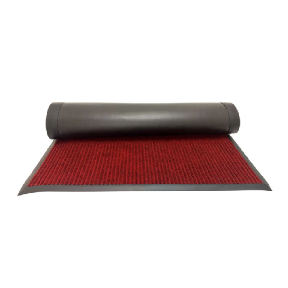 CAC China PMAT-53BY 60 Inch Burgundy Carpet Floor Mat with Vinyl Back