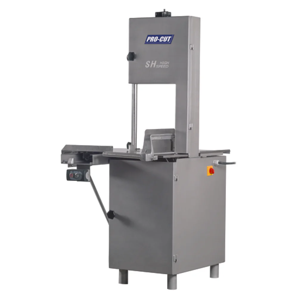 Pro-Cut KS-120 120 Inch Electric Meat Saw Floor Model Stainless Steel with Push Plate and Waste Tray