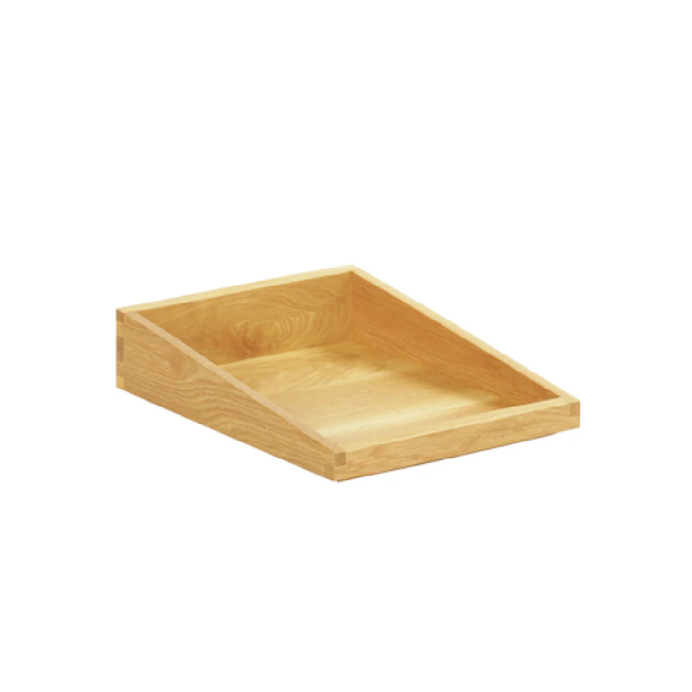 Cal Mil 23442-1012-21 10 Inch Angled Tray Box Oak Countertop Display Cal Mil 23442-1012-21 10 Inch Angled Tray Box Oak Countertop Display