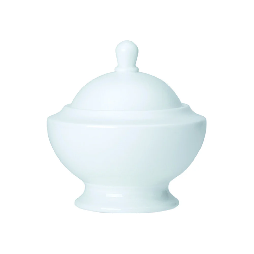 Steelite 82000AND0220 3.0 Inch Sugar Bowl Lid with Bone China Finish