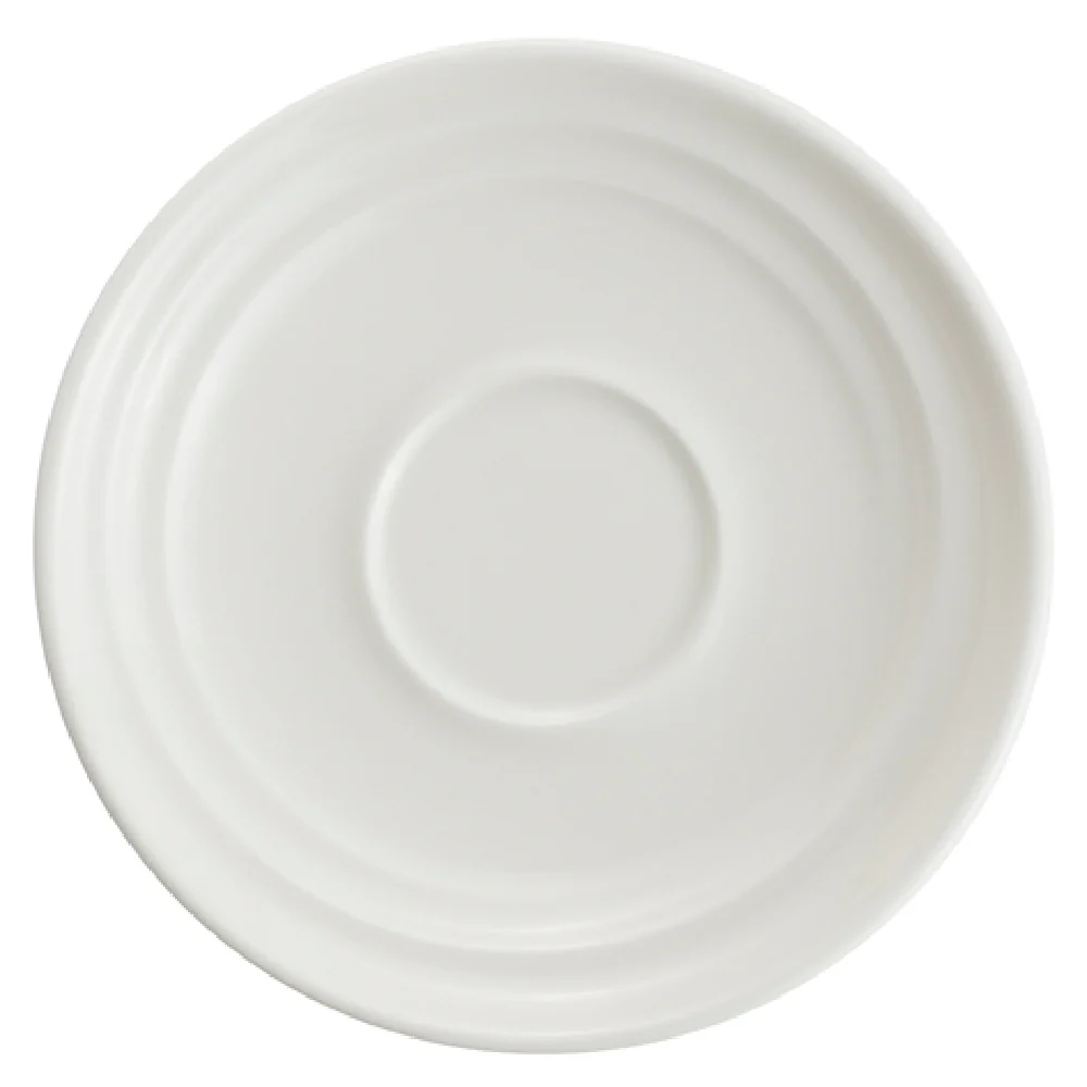 Steelite 62103ST1080 6.5 Inch Saucer Round Fortified Porcelain with Reverb Finish Steelite 62103ST1080 6.5 Inch Saucer Round Fortified Porcelain with Reverb Finish