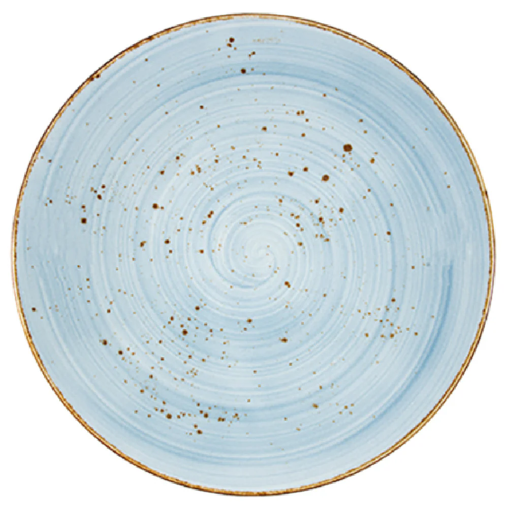 Vertex China LTS-W3 8-1/2 Inch Diameter Wok Bowl Hand Painted Terra Sky