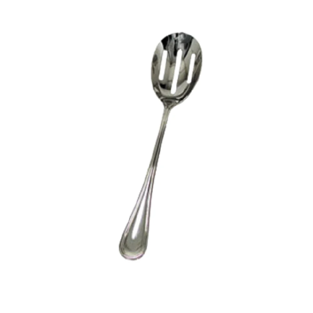 1880 Hospitality RE-118 11-1/4 Inch Slotted Serving Spoon Heavy Duty Stainless Steel Mirror Polish