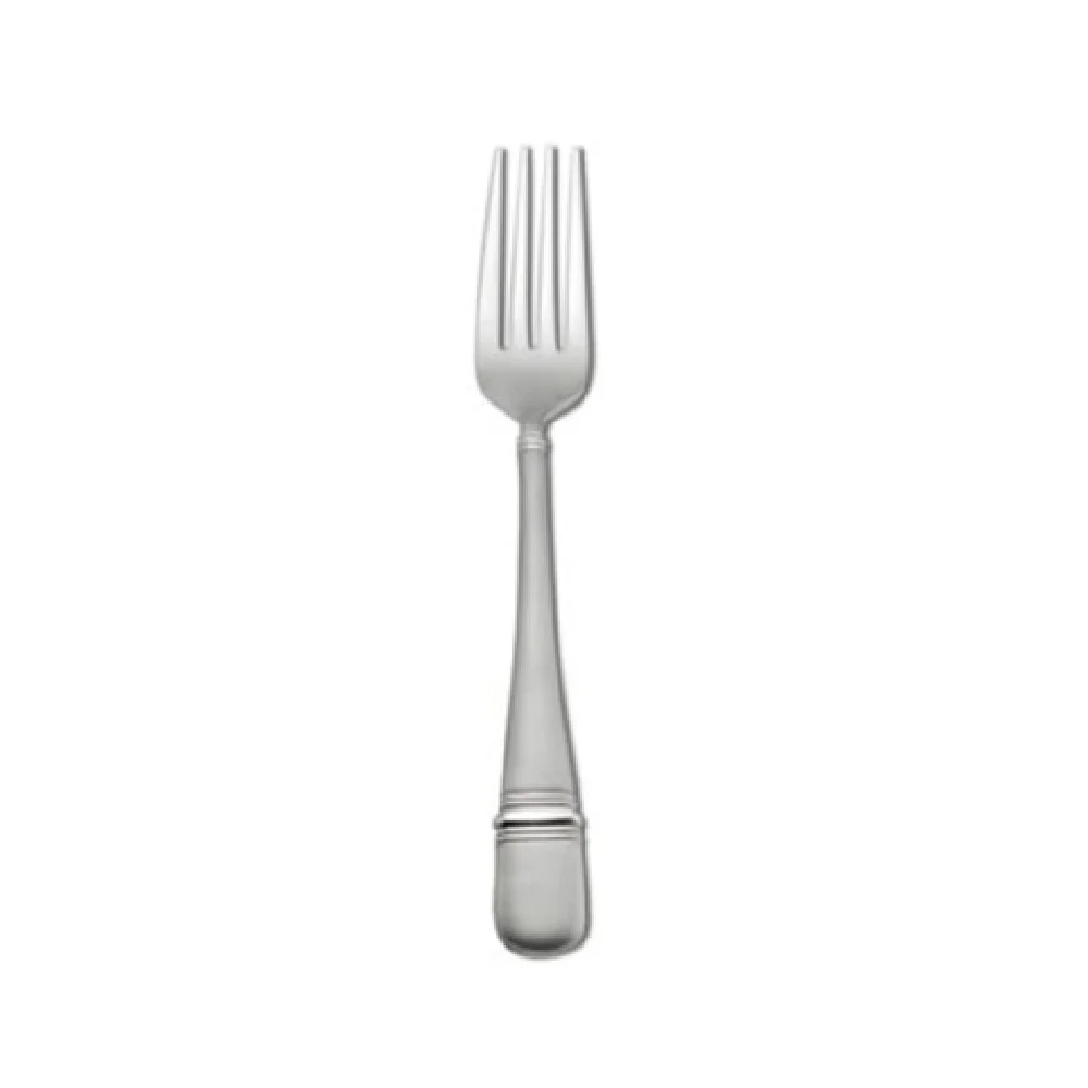 1880 Hospitality T045FDEF 6-3/4 Inch Dessert Fork Banded Teardrop Handle 18/10 Stainless Steel
