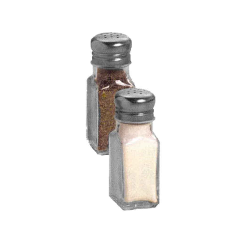 American Metalcraft PNS24 2 Oz. Paneled Glass Salt and Pepper Shaker with Mushroom Cap American Metalcraft PNS24 2 Oz. Paneled Glass Salt and Pepper Shaker with Mushroom Cap