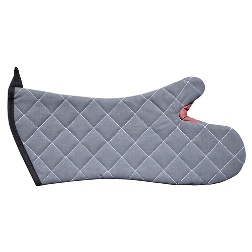 San Jamar 800FG17-BK 17 Inch Oven Mitt Ambidextrous Kevlar Fire Retardant Black