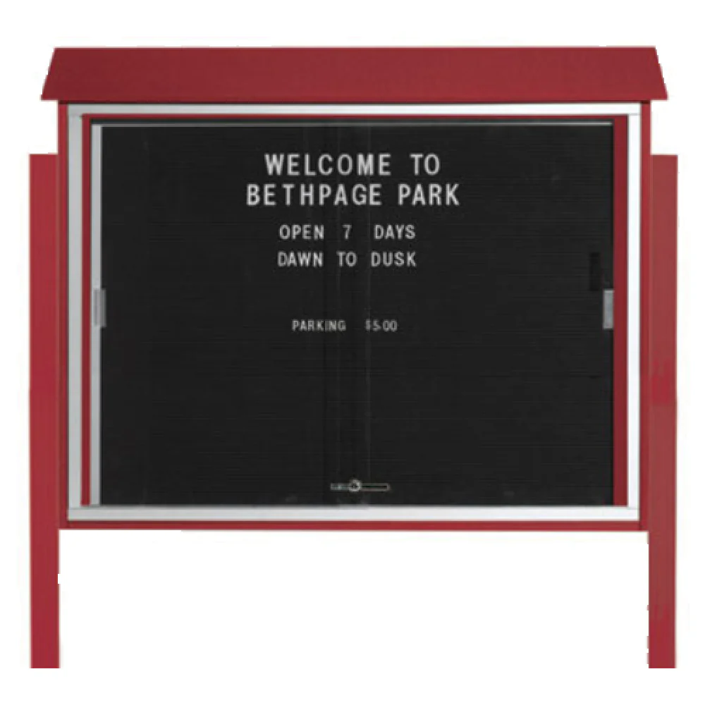 Aarco PLDS3645LDPP-7 45 Inch Message Center Board Freestanding Plastic Lumber Black Aarco PLDS3645LDPP-7 45 Inch Message Center Board Freestanding Plastic Lumber Black