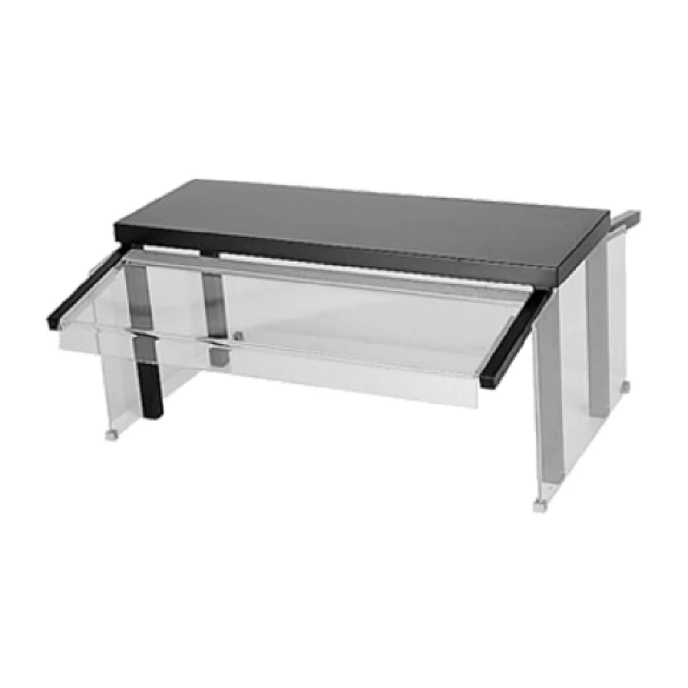 Delfield KD-60 60 Inch Stainless Steel Sneeze Guard Double Service with Flip-up