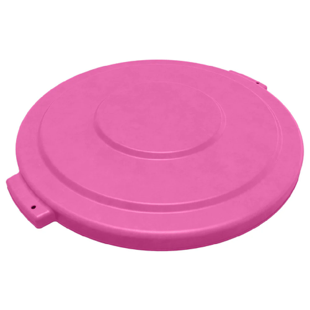 Carlisle 84103326 22 Inch Diameter Round Trash Container Lid Snap Down Heavy-duty Polyethylene Bright Pink Carlisle 84103326 22 Inch Diameter Round Trash Container Lid Snap Down Heavy-duty Polyethylene Bright Pink