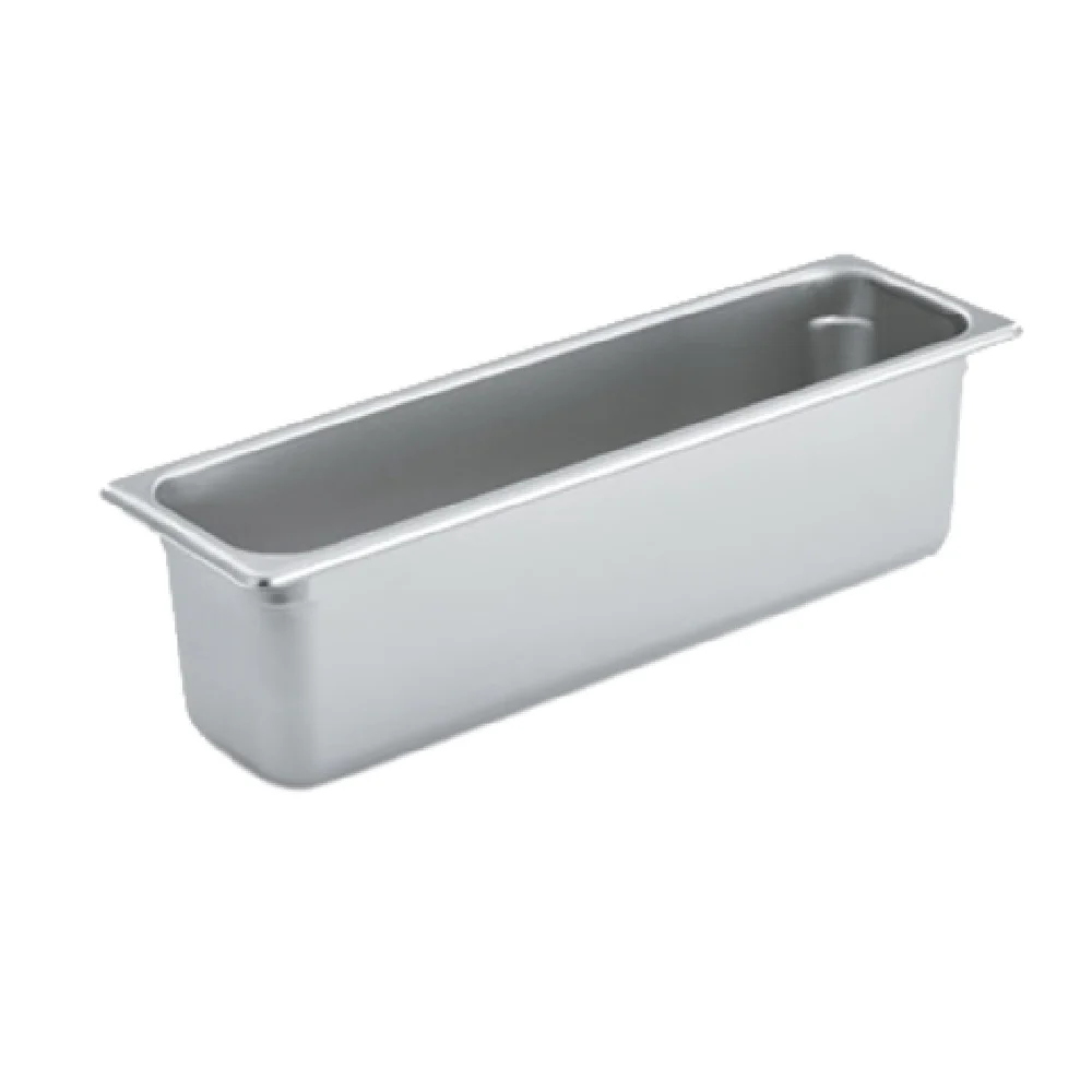 Vollrath S20066 1/2 Size Long 9 Quarts Stainless Steel Steam Table Pan with Anti-jam Corner