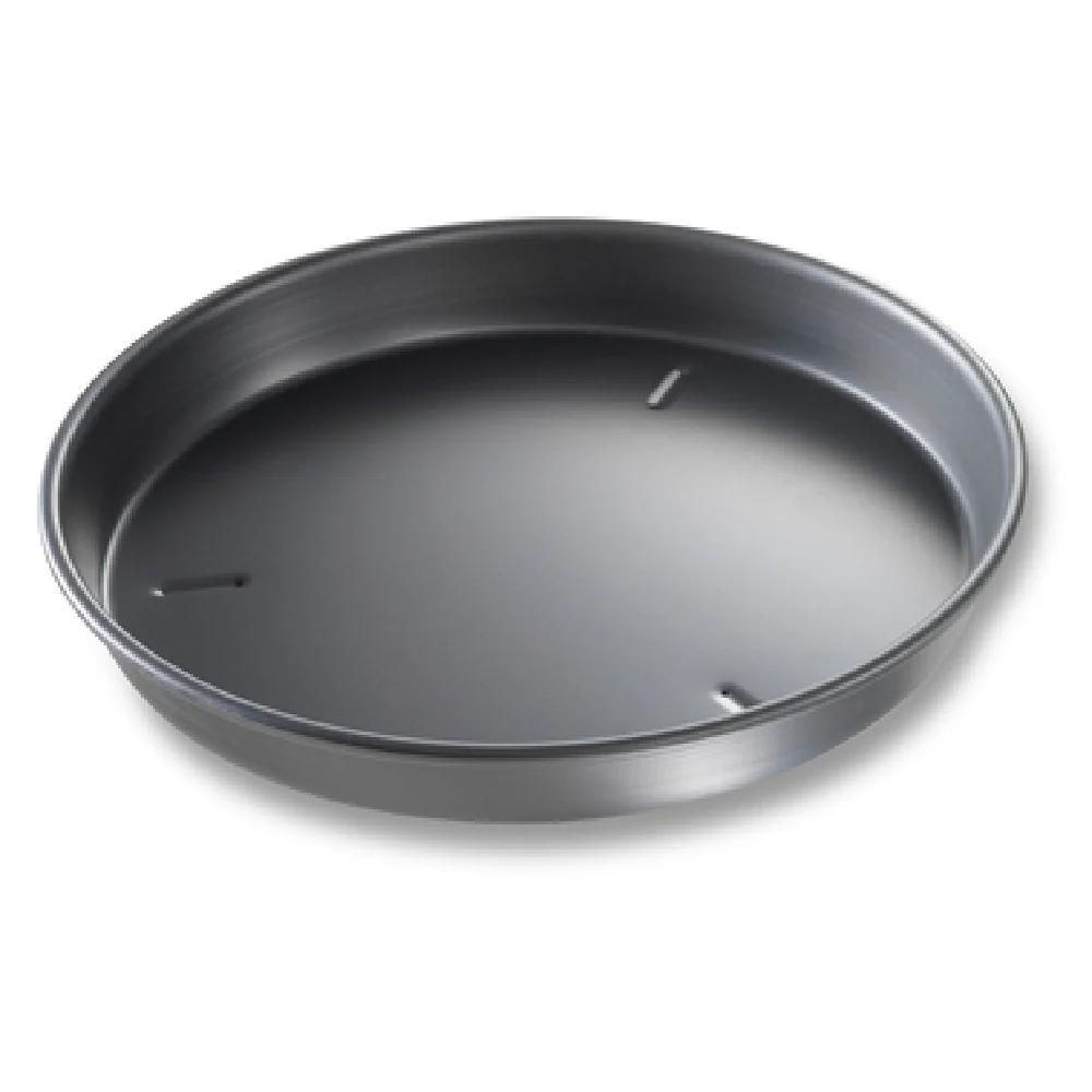 Chicago Metallic 91120 12 Inch BĀKALON Deep Dish Pizza Pan Aluminum 14 Gauge Chicago Metallic 91120 12 Inch BĀKALON Deep Dish Pizza Pan Aluminum 14 Gauge