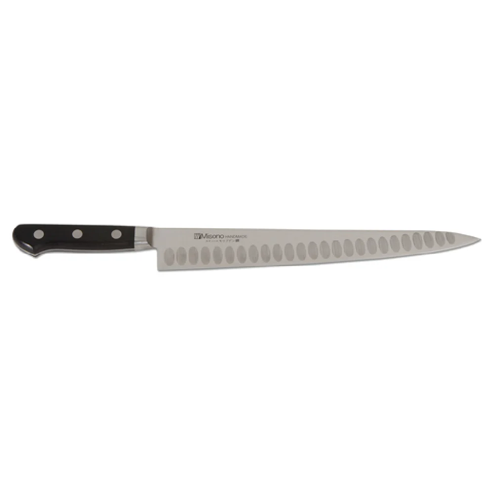 JB Prince Y707 10.5 Inch Forged Knife Hollow Ground Wood Handle Black JB Prince Y707 10.5 Inch Forged Knife Hollow Ground Wood Handle Black