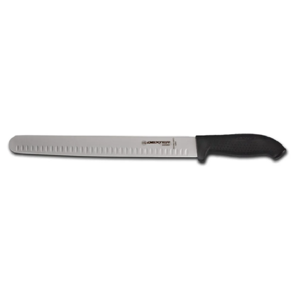Dexter 24283B 14 Inch Duo Edge Knife High Carbon Steel with Non Slip Rubber Handle Dexter 24283B 14 Inch Duo Edge Knife High Carbon Steel with Non Slip Rubber Handle