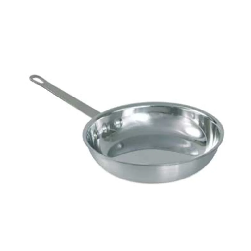 Crestware FRY14 14-9/16 Inch Fry Pan Riveted Chrome Plated Steel Handle Aluminum