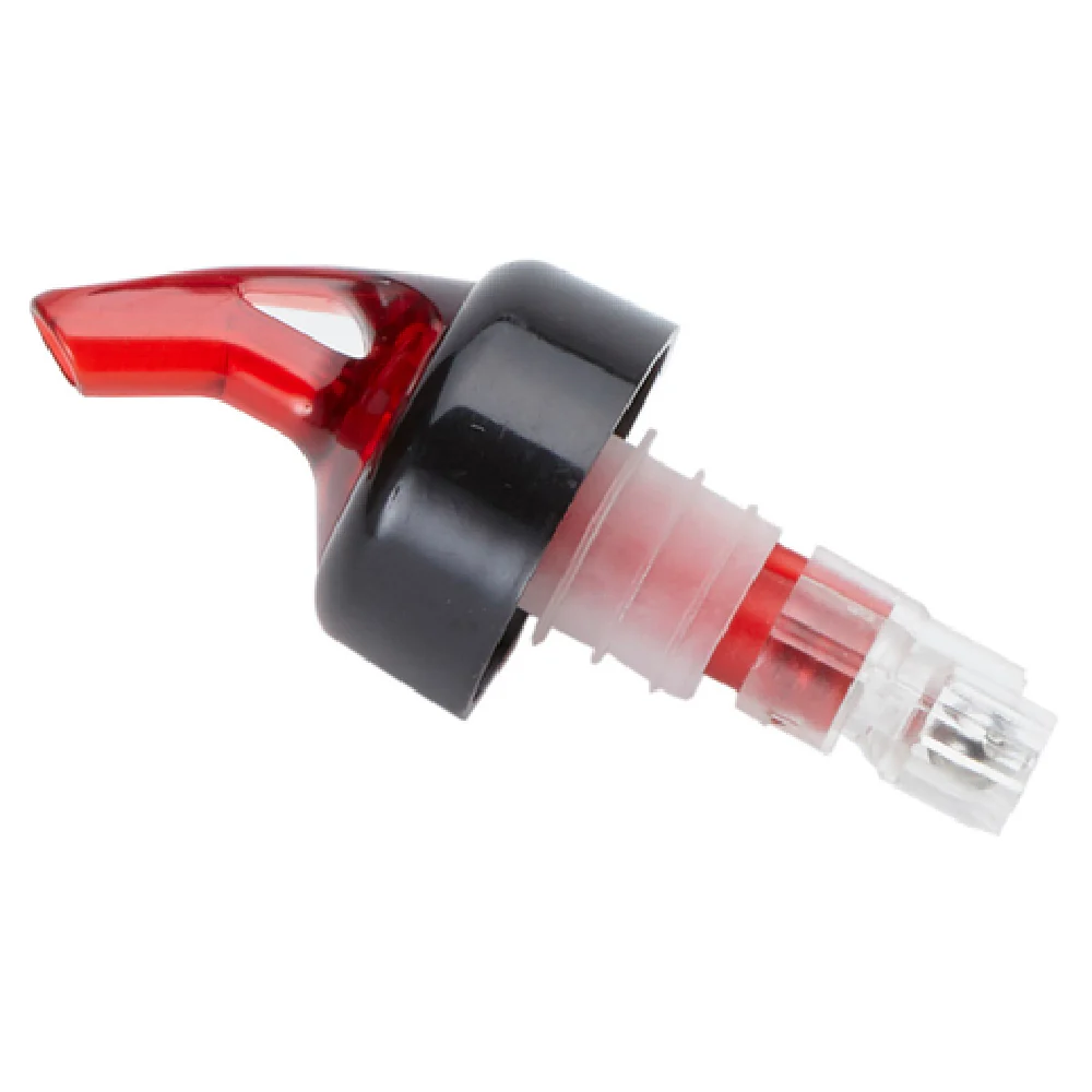American Metalcraft PR78926 1-1/4 Oz Measured Pourer with Red Nozzle Plastic American Metalcraft PR78926 1-1/4 Oz Measured Pourer with Red Nozzle Plastic