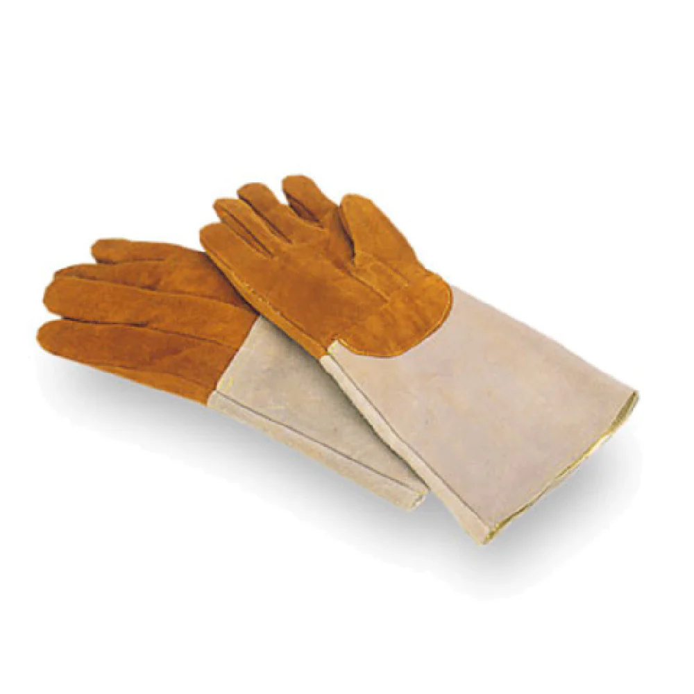 Matfer 773011 Gloves One Size Heat Resistant Leather 4 Inch Forearm Protection Matfer 773011 Gloves One Size Heat Resistant Leather 4 Inch Forearm Protection