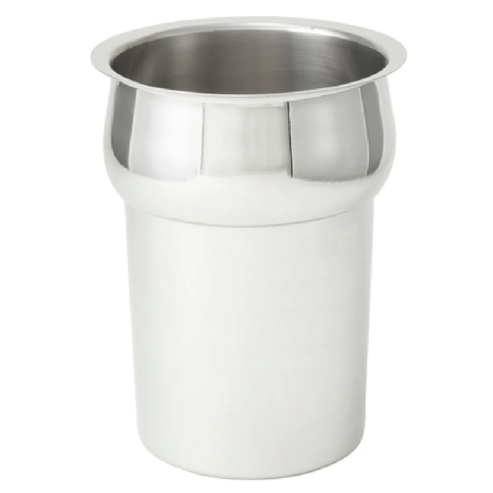 Winco INS-2.5 2-1/2 Qt Round Inset Heavy Weight Stainless Steel Mirror Finish