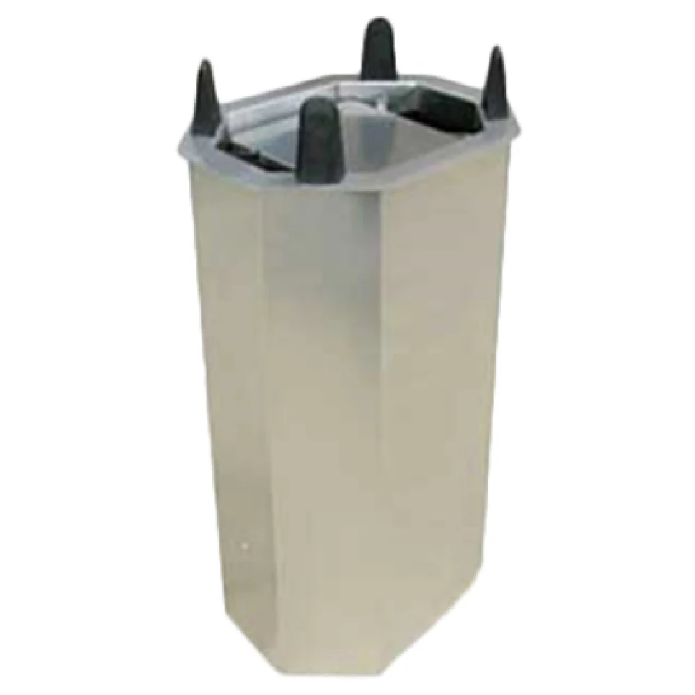 Lakeside V5011 17 Inch Dish Dispenser Shielded Frame Drop In Stainless Steel with Easy-Glide Design