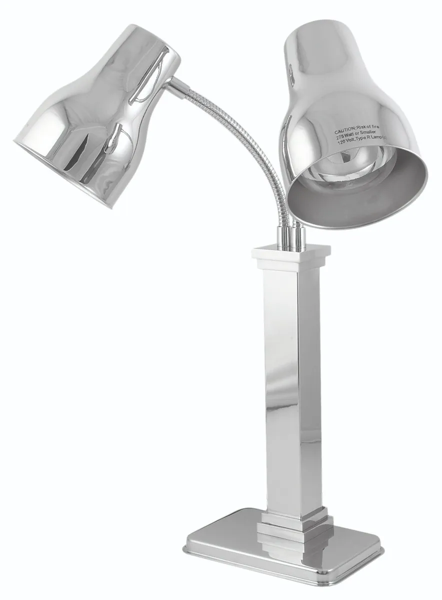 Spring USA 2792-6E 10-3/5 Inch Double Heat Lamp with Stainless Steel Finish Spring USA 2792-6E 10-3/5 Inch Double Heat Lamp with Stainless Steel Finish